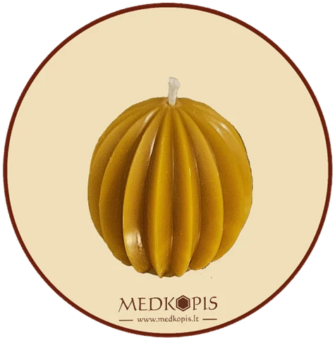 Moliūgo formos žvakė (didelė)